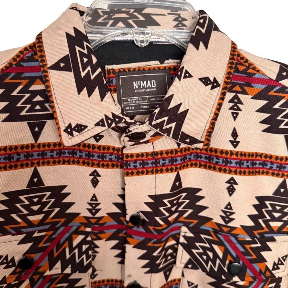 Nomad Aztec Print Long-Sleeve Shacket NWT - Picture 2 of 5